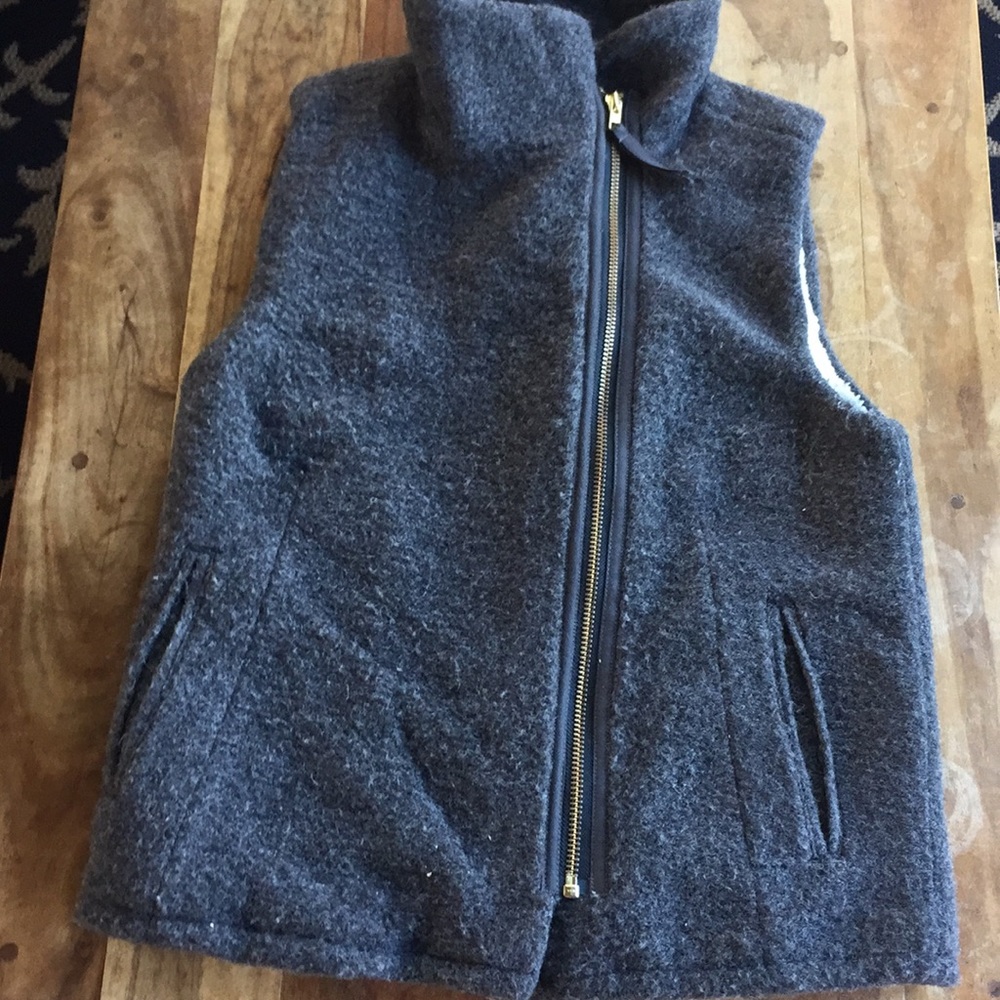 J.Crew wool lined vest - Picture 1 of 5